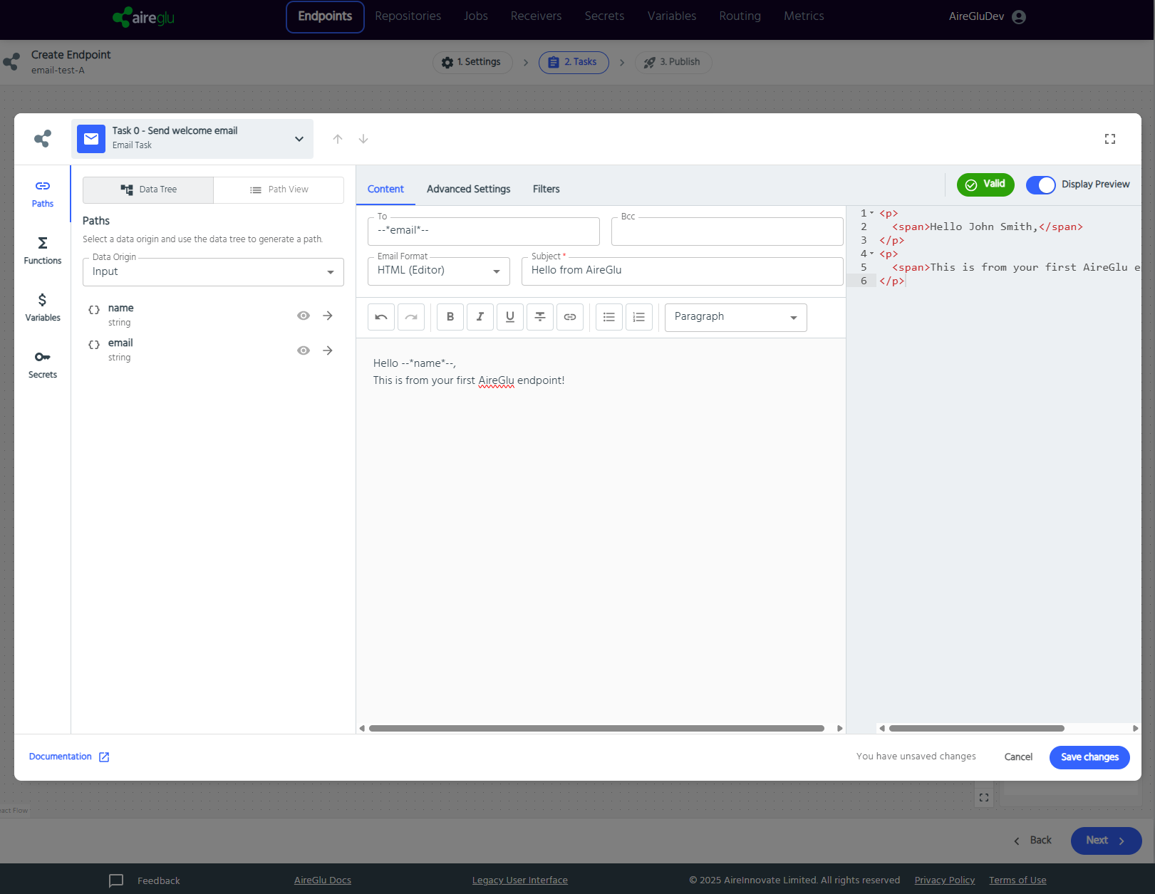 Endpoints